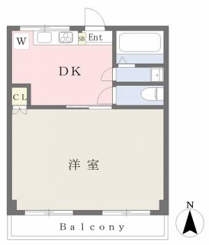 ＬａＣａｓａタイケンⅤ 402の間取り画像