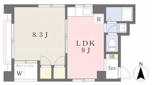 メゾン宮内 202の間取り画像