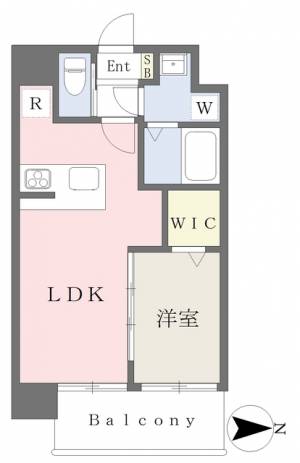 ベルソーレ河原町 202の間取り画像