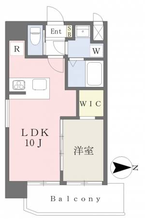 ベルソーレ河原町 401の間取り画像