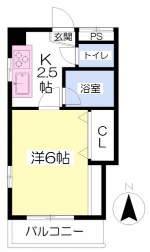 エステート東野 403の間取り画像