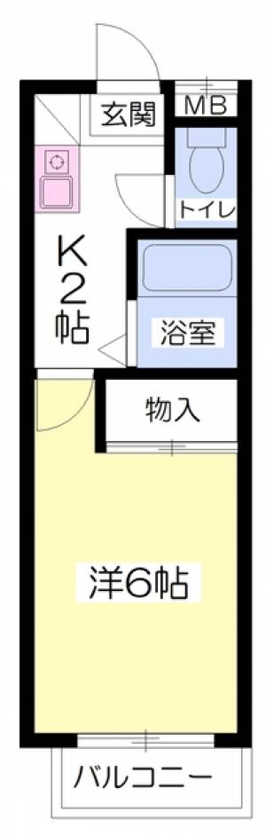 とまとⅡ 302の間取り画像