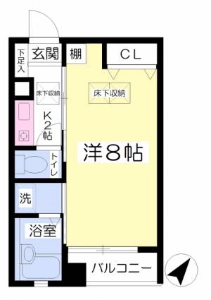 ルネス門屋 102の間取り画像