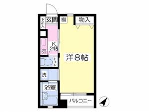 ルネス門屋 202の間取り画像