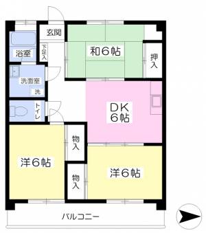 山本マンション 303の間取り画像