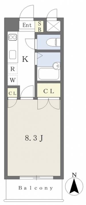 カステルベランジュ 503の間取り画像