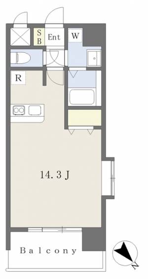 シルキーヴェール小坂 1005の間取り画像