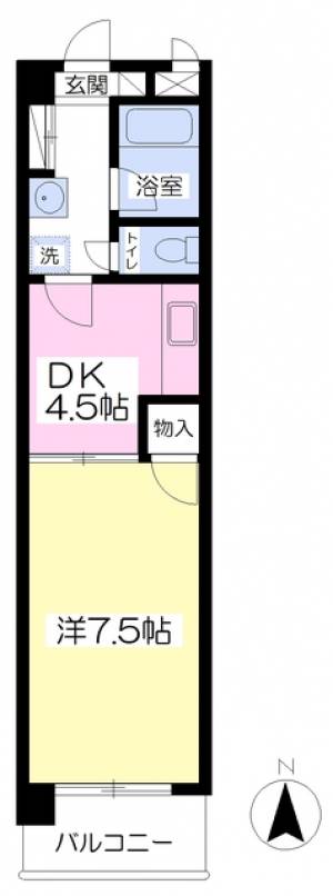 ローズシティ 302の間取り画像