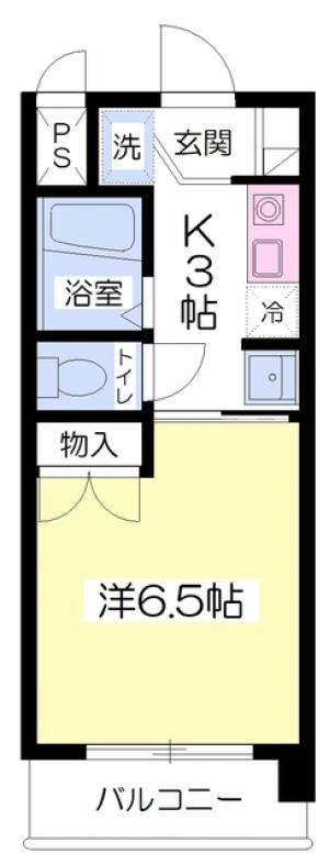 Ｌａ　Ｃｈｏｕ　Ｃｈｏｕ 203の間取り画像