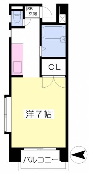 マンションさち 201の間取り画像