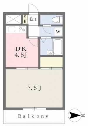 ペットフレンドリー桑原 101の間取り画像