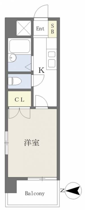 メゾン・ド・リセ　４０１ 401の間取り画像