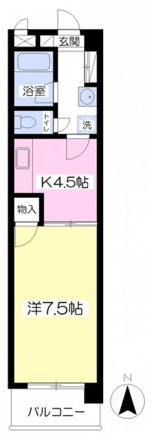 ローズシティ 606の間取り画像