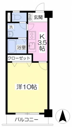 フォルテ小坂 1205の間取り画像