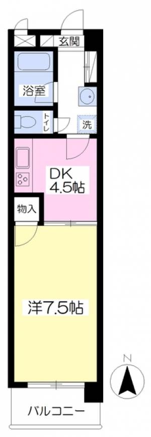 ローズシティ 403の間取り画像