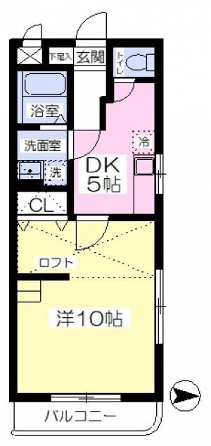 Ｍｅｒ．ｒｏｎｄｅ 201の間取り画像