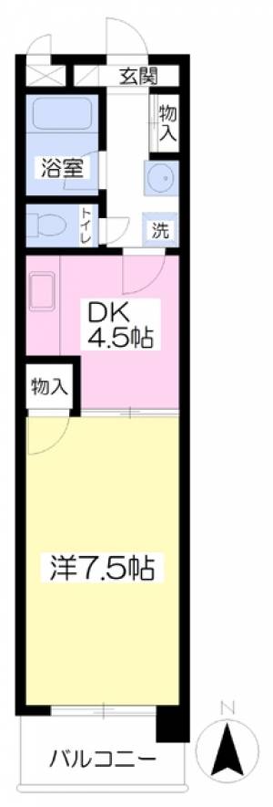 ローズシティ 506の間取り画像