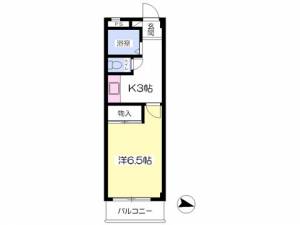 第５こうのマンション 307の間取り画像