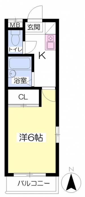 とまとⅡ 101の間取り画像