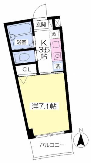 レディアントチャハルⅠ 203の間取り画像