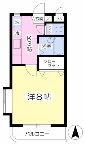 コスモス館 301の間取り画像