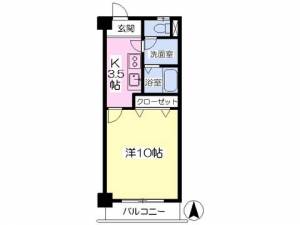 フォルテ小坂 1006の間取り画像