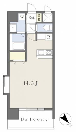 シルキーヴェール小坂 901の間取り画像