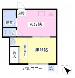 メゾンタナカ 203の間取り画像