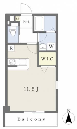 フォブール湊町 101の間取り画像