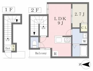 仮）小栗新築アパート 202の間取り画像