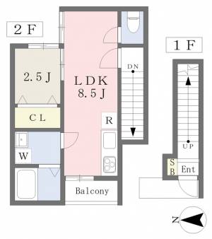 仮）小栗新築アパート 203の間取り画像