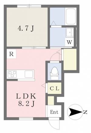 ＢＥＬＧＲＡＶＩＡ　ＥＤＡＭＡＴＳＵ　ＰＲＥＭＩＵＭ 102の間取り画像