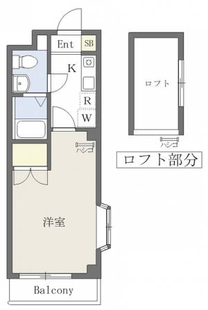 キャトルセゾン 207の間取り画像