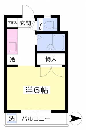 富士ハイツ 302の間取り画像