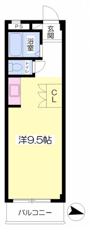 第５こうのマンション 207の間取り画像