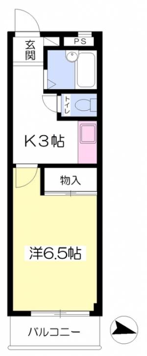 第５こうのマンション 205の間取り画像