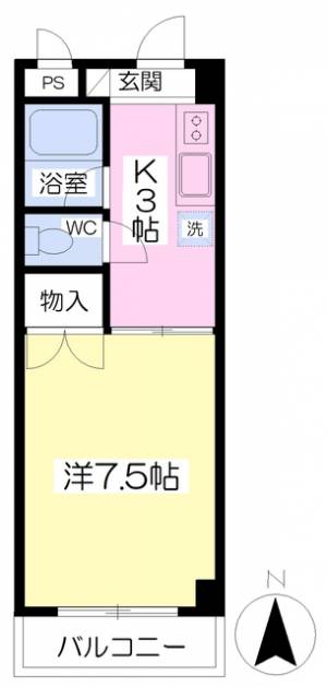 αＮＥＸＴ福音寺 307の間取り画像