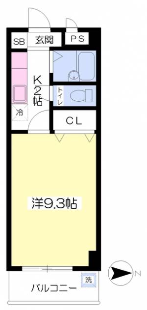 ぴゅうるＡＩＳＨＩＮ 205の間取り画像