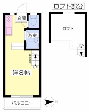 エルデ枝松 102の間取り画像