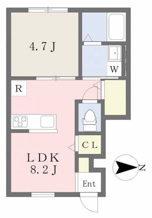 ＢＥＬＧＲＡＶＩＡ　ＥＤＡＭＡＴＳＵ　ＰＲＥＭＩＵＭ 103の間取り画像