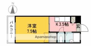 アネーロ鉄砲町 ２０３の間取り画像