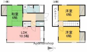 今在家戒能貸家（南棟） ４（南中）の間取り画像