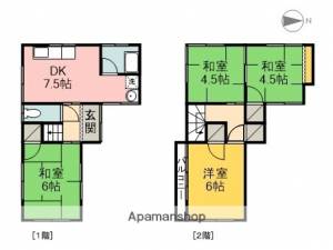 福音寺横山戸建 １の間取り画像