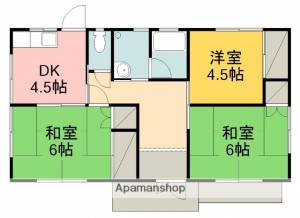 余戸東玉井借家 ４の間取り画像