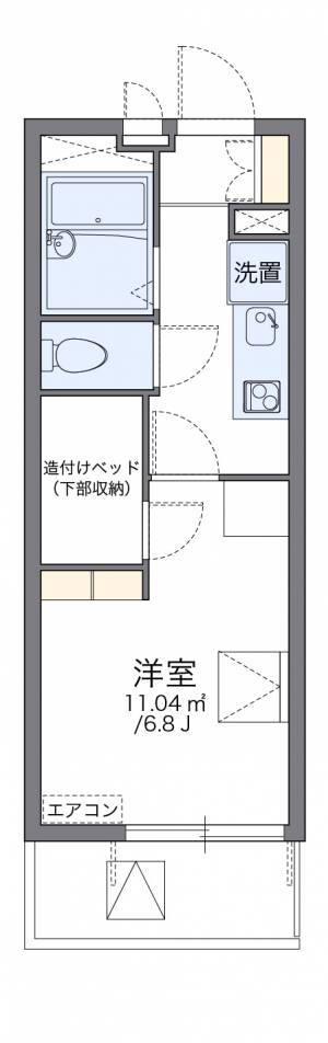 レオパレス辻町 304の間取り画像