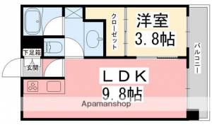 ヴァレーレ喜与町 1102の間取り画像