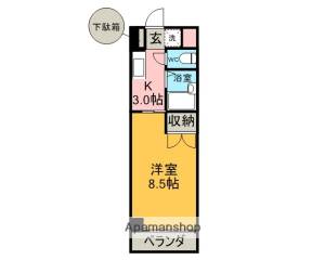 ロイヤルサクラメント 308の間取り画像