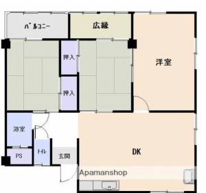 伊予鉄古町ビル 301の間取り画像