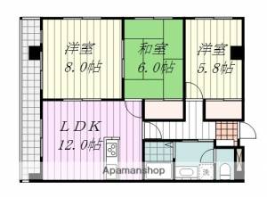 グラン・アール山越 502の間取り画像