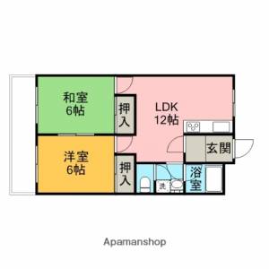 シャルム久万ノ台 305の間取り画像